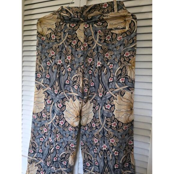 Morris & Co. x H&M Women’s Floral Pants Size 6 Arts & Crafts Inspired Print - Picture 6 of 11